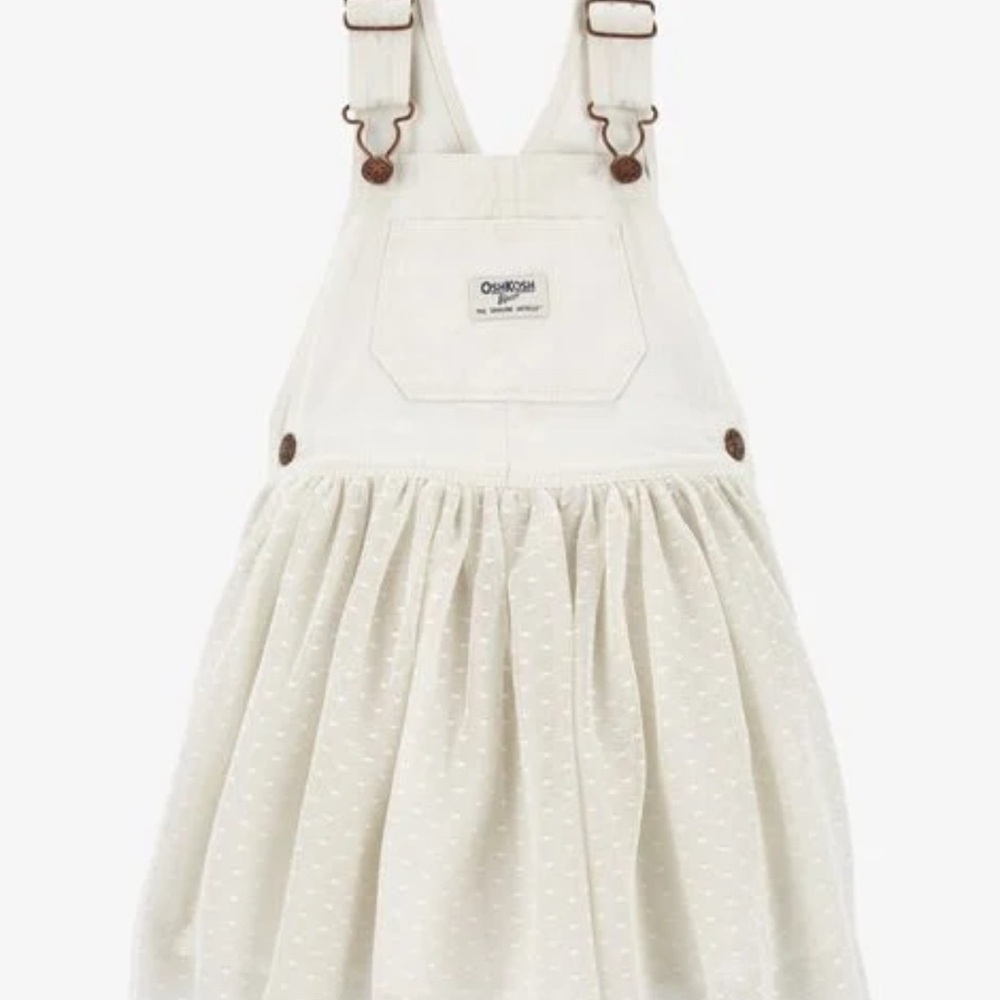 OshKosh B'gosh Cream Kids Casual Dress